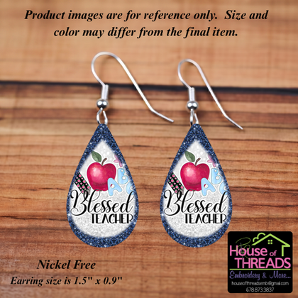 Teacher Teardrop Earrings
